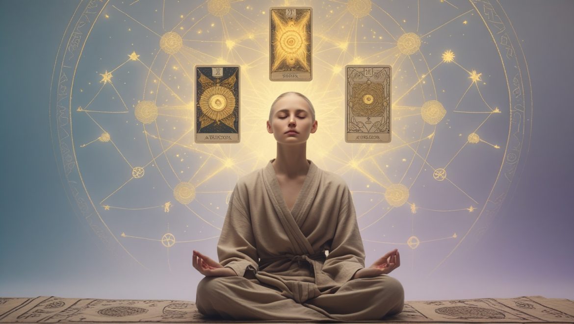 Тайные значения Старших Арканов Таро с эзотерическими символами и мистической энергией