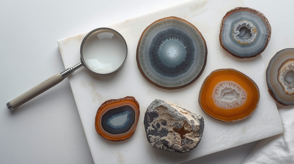 агат магические свойства виды срезы натуральный камень оберег кристалл