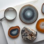 агат магические свойства виды срезы натуральный камень оберег кристалл