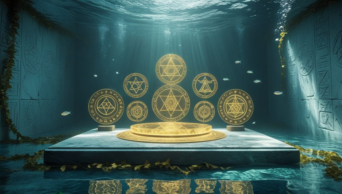 Атлантидские геометрические символы — Цветок жизни и священная геометрия в древнем храме