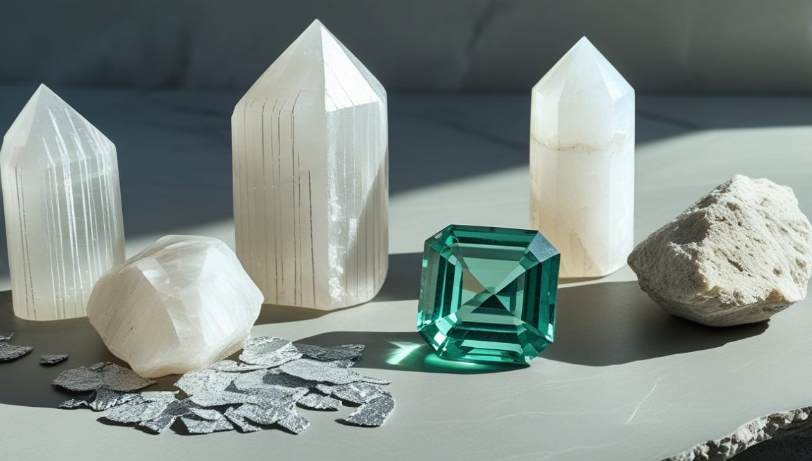 белый берилл гошенит натуральный кристалл магические свойства