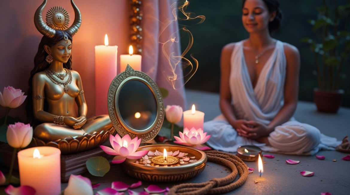 Богиня Хатхор — египетский ритуал привлечения любви в древнем храме