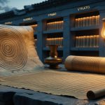 Древняя карта Атлантиды на пергаменте с изображением затонувшего острова в Атлантическом океане, античная картография