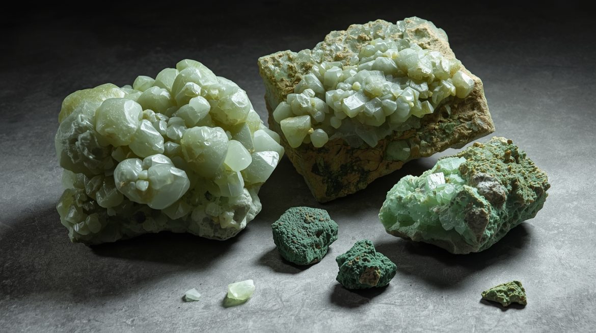 Гарниерит — зелёный минерал с природным узором, магические и целительные свойства