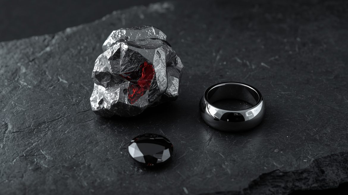 гематит кровавик блестящий чёрный камень с металлическим отливом магические свойства