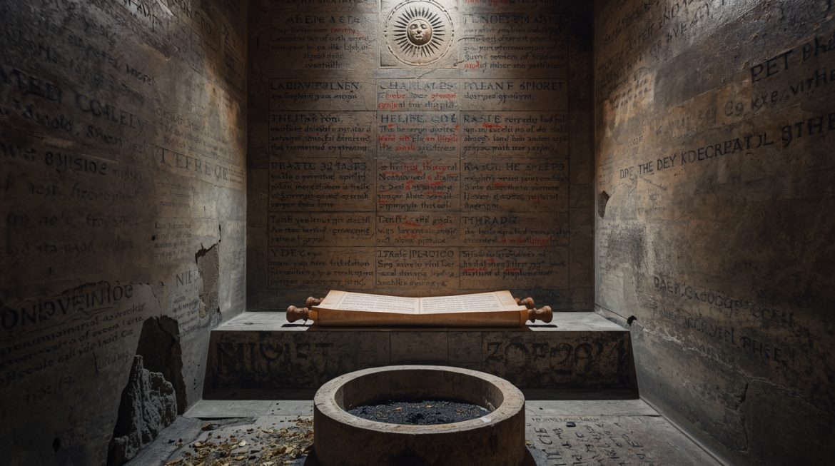 герметическая молитва — человек в медитации обращается к Единому свету