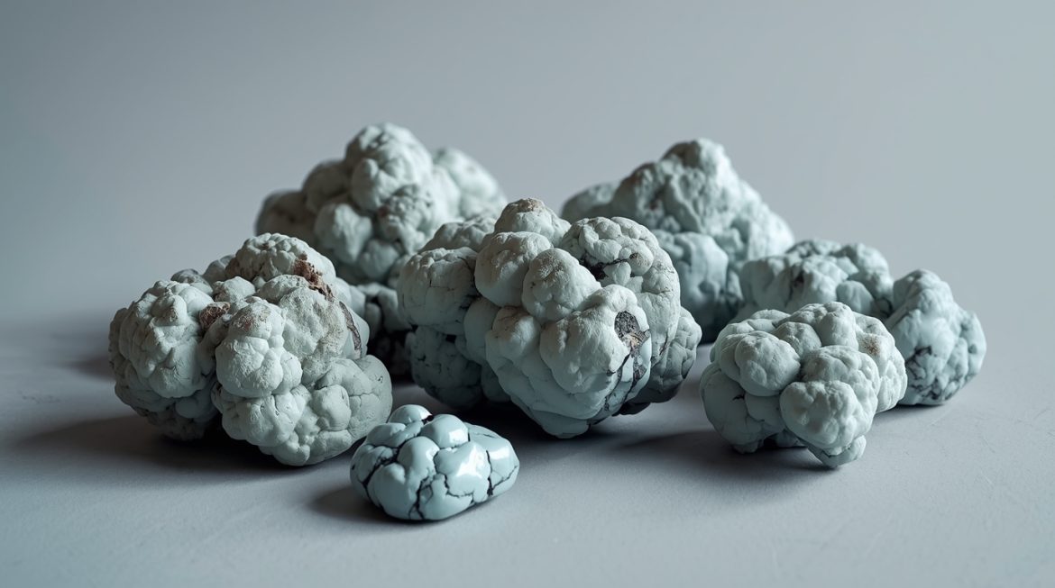 голубой говлит камень в ладони — магические свойства и кристаллотерапия