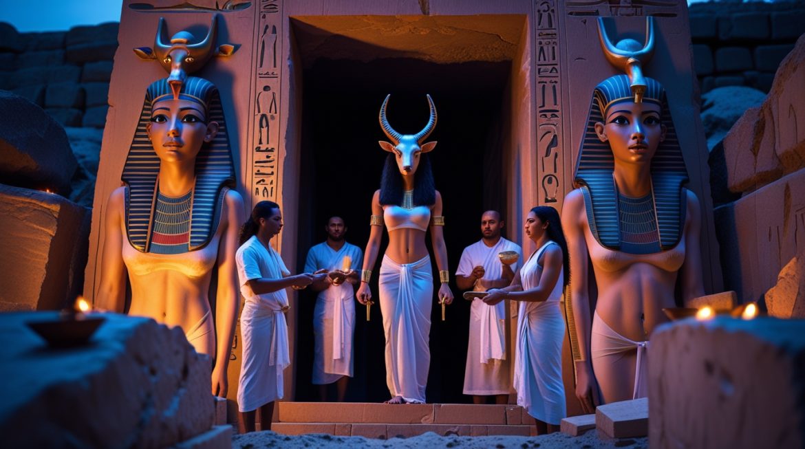 Хатхор — богиня-защитница некрополей Древнего Египта у врат загробного мира