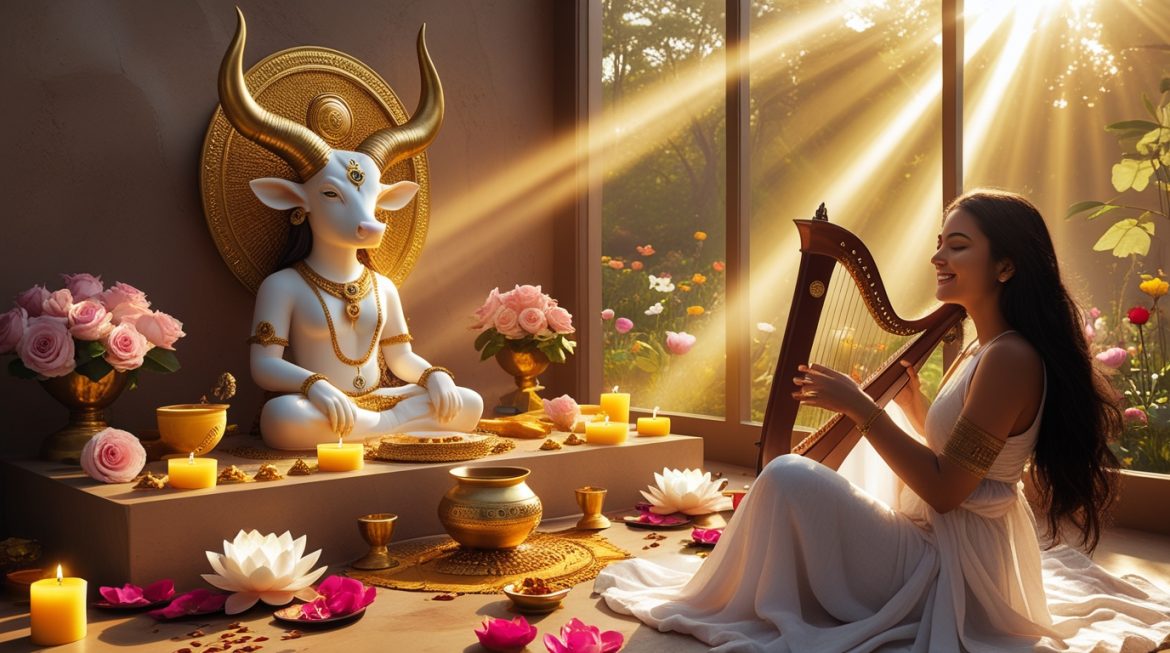 Хатхор — золотая богиня любви и музыки Древнего Египта в храме Дендера