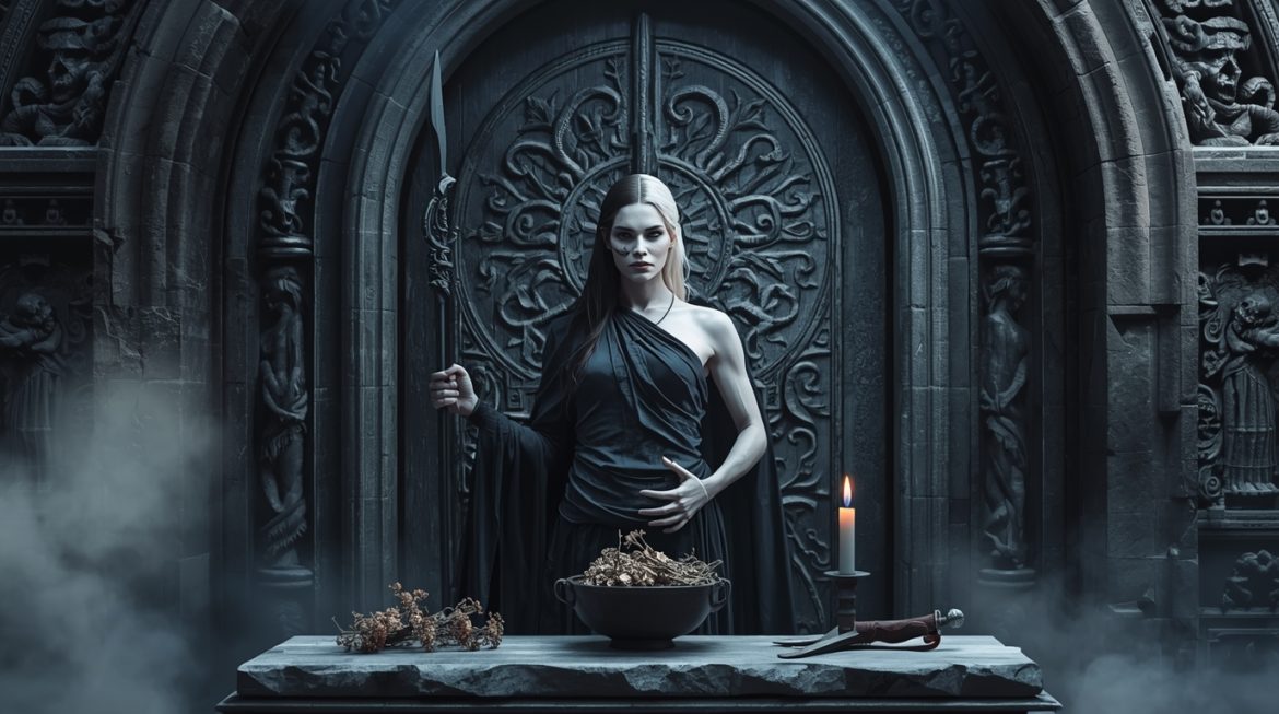 Хель — скандинавская богиня мёртвых с двойственным телом у ворот Хельхейма, мифология смерти