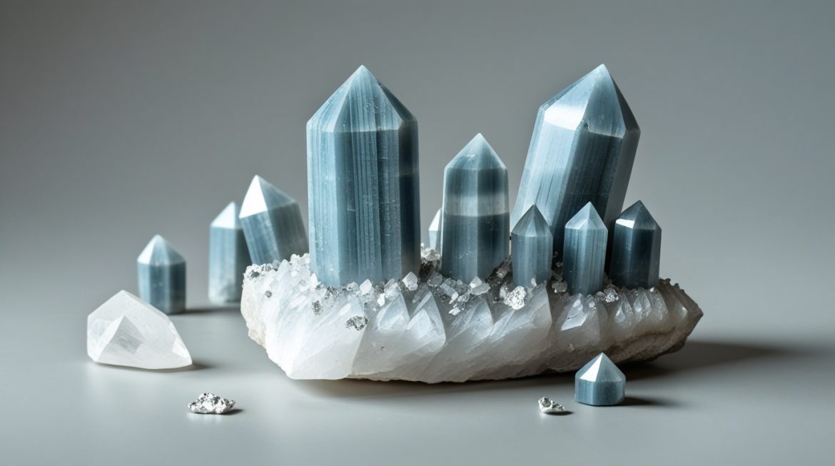 Инканит — розово-перламутровый кристалл кальцита из Анд с мягким внутренним свечением