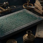 Изумрудная скрижаль Гермеса Трисмегиста с алхимическими символами и планетарными соответствиями