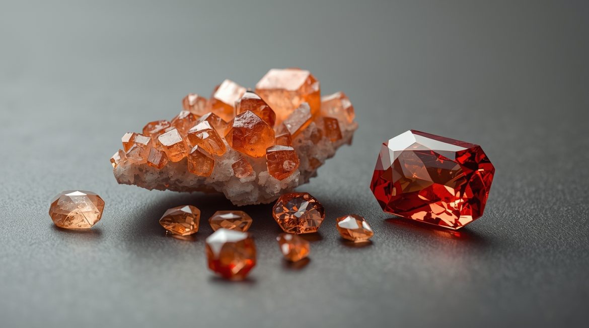 камень гиацинт натуральный красно-оранжевый циркон магические свойства