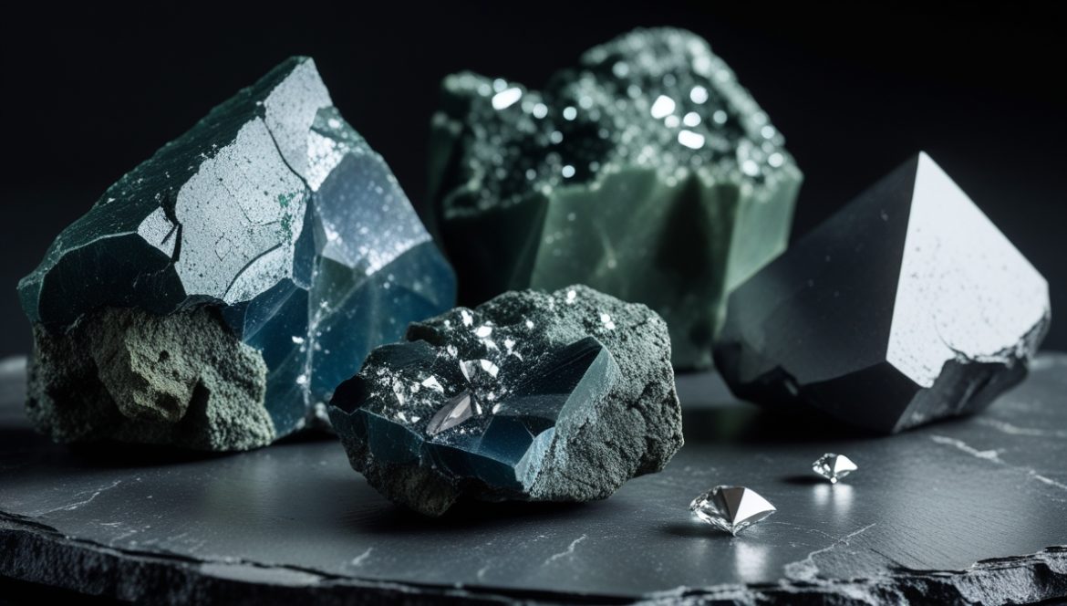 Кимберлит — магматическая порода с включениями граната-пиропа и алмазов, магические свойства, литотерапия