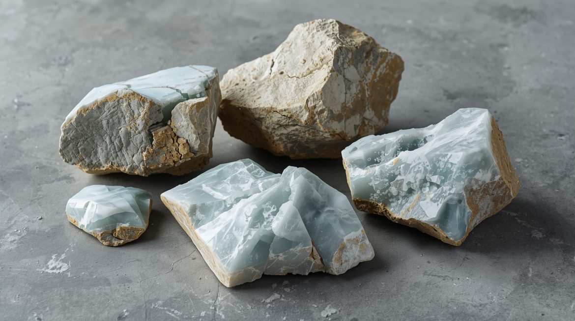 Ларимар — голубой камень с волнистым рисунком, напоминающим поверхность карибского моря