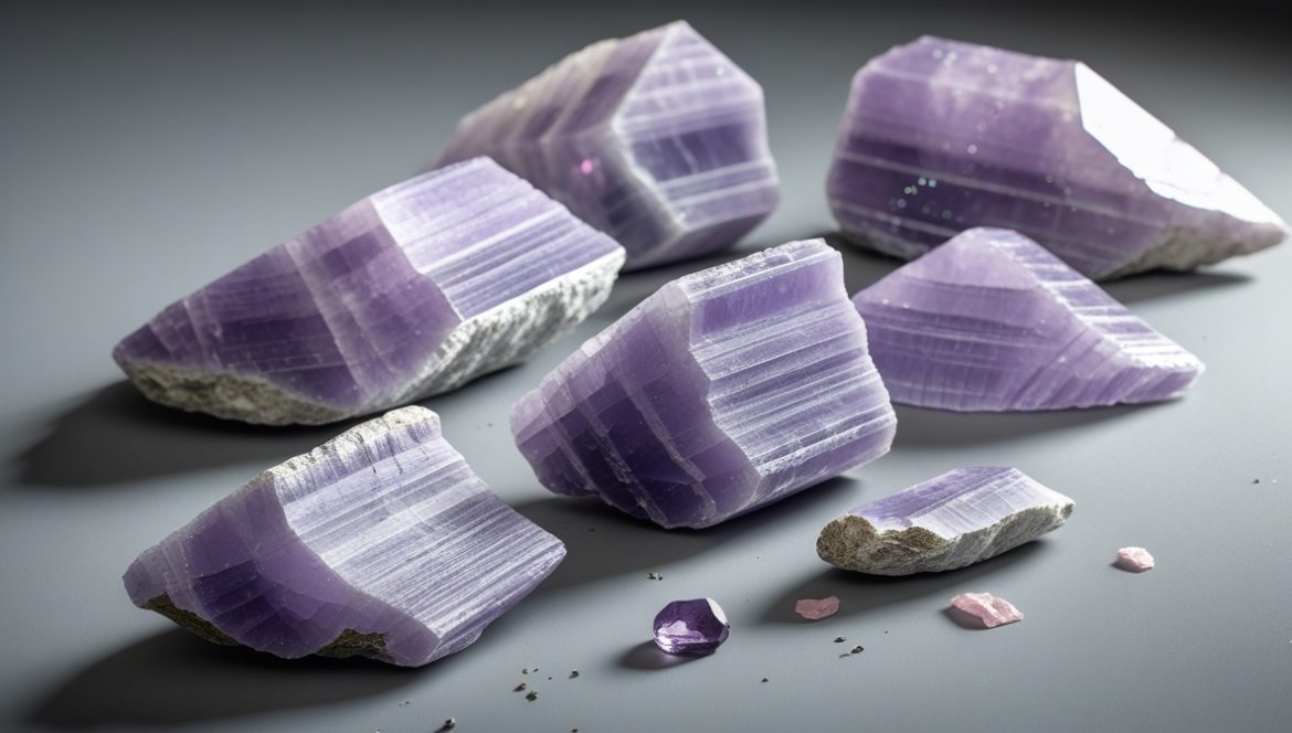 лепидолит камень магические и целебные свойства лавандовый кристалл