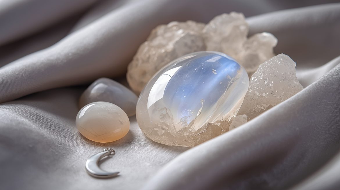 лунный камень адуляр магические свойства серебро мерцание