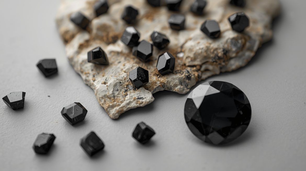 меланит чёрный гранат магические свойства камень защиты