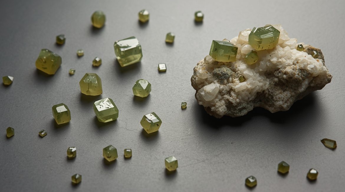 Миларит — прозрачный зелёный кристалл с гексагональными гранями, магические и лечебные свойства