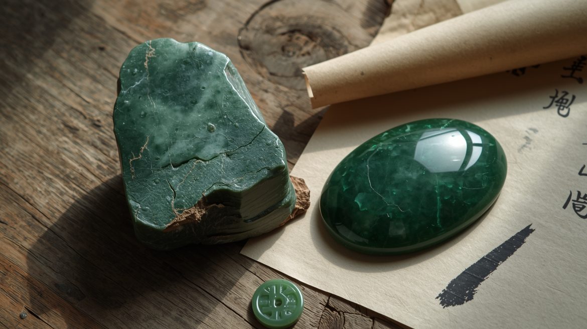 Нефрит — полированные камни зелёного, белого и медового цвета, магические и лечебные свойства