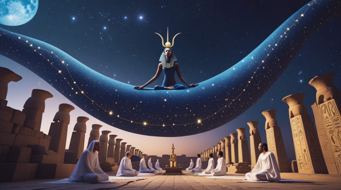 Нут и астрология: звёздное тело богини как карта неба