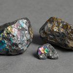 Радужный гематит — природный минерал с переливающейся иризирующей поверхностью золотого, синего и фиолетового цвета