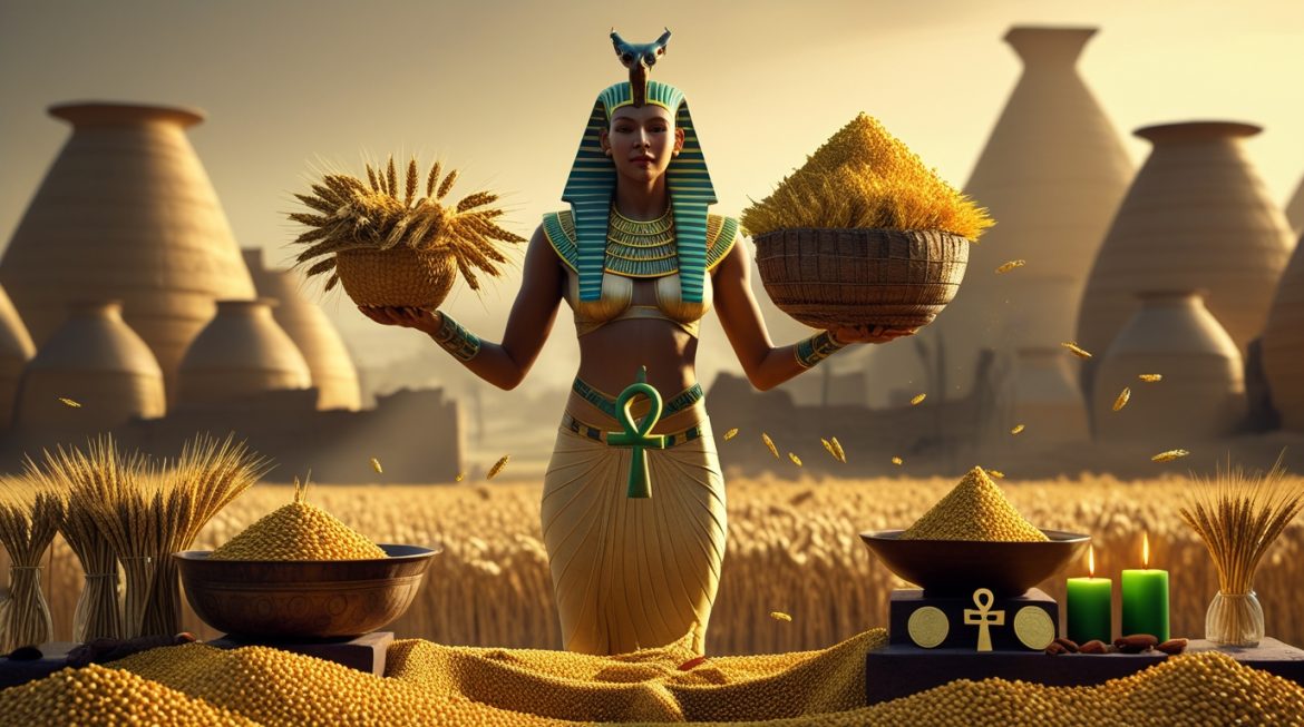 Рененутет — египетская богиня урожая и удачи в пшеничном поле