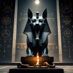 Сет бог трансформации в герметической традиции — мистическая иллюстрация египетской пустыни