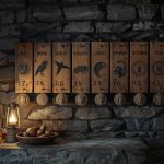 Скандинавский языческий календарь блотов и дней богов с рунами сезона