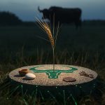 Телец знак зодиака — бык на весеннем поле, символ силы и спокойствия