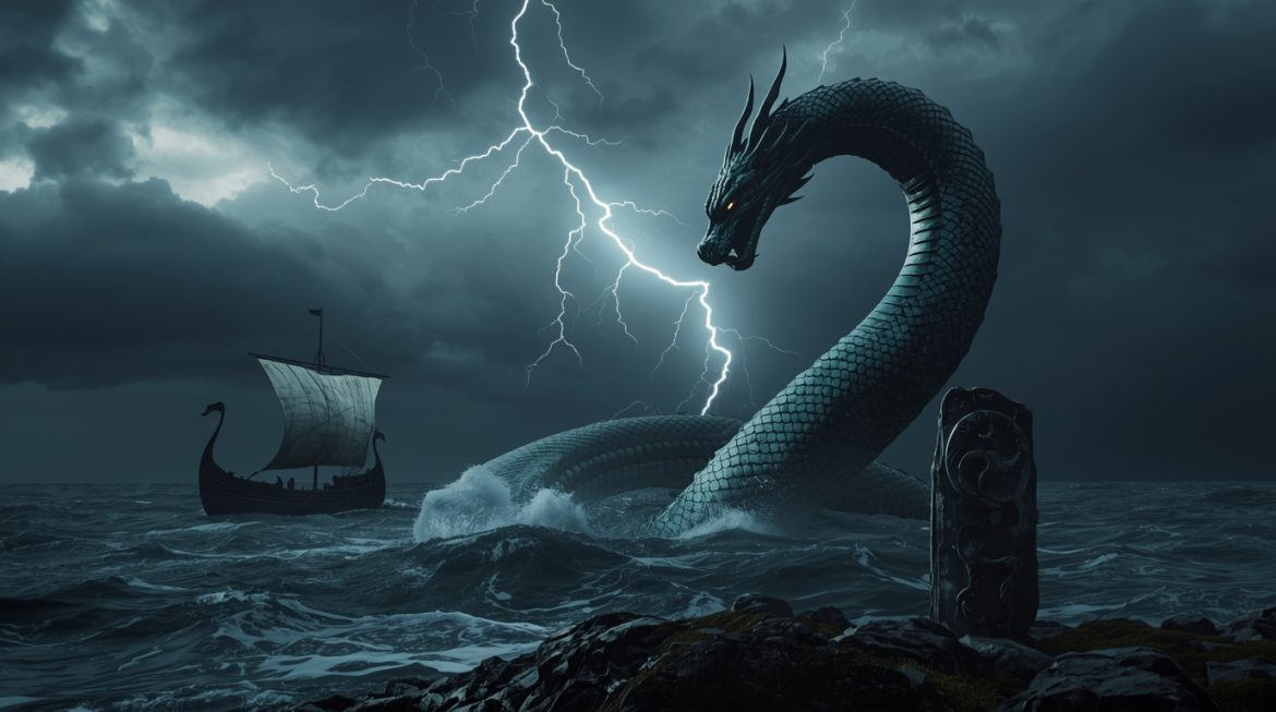 Ёрмунганд — Мировой Змей скандинавской мифологии, огромная морская змея в северном океане