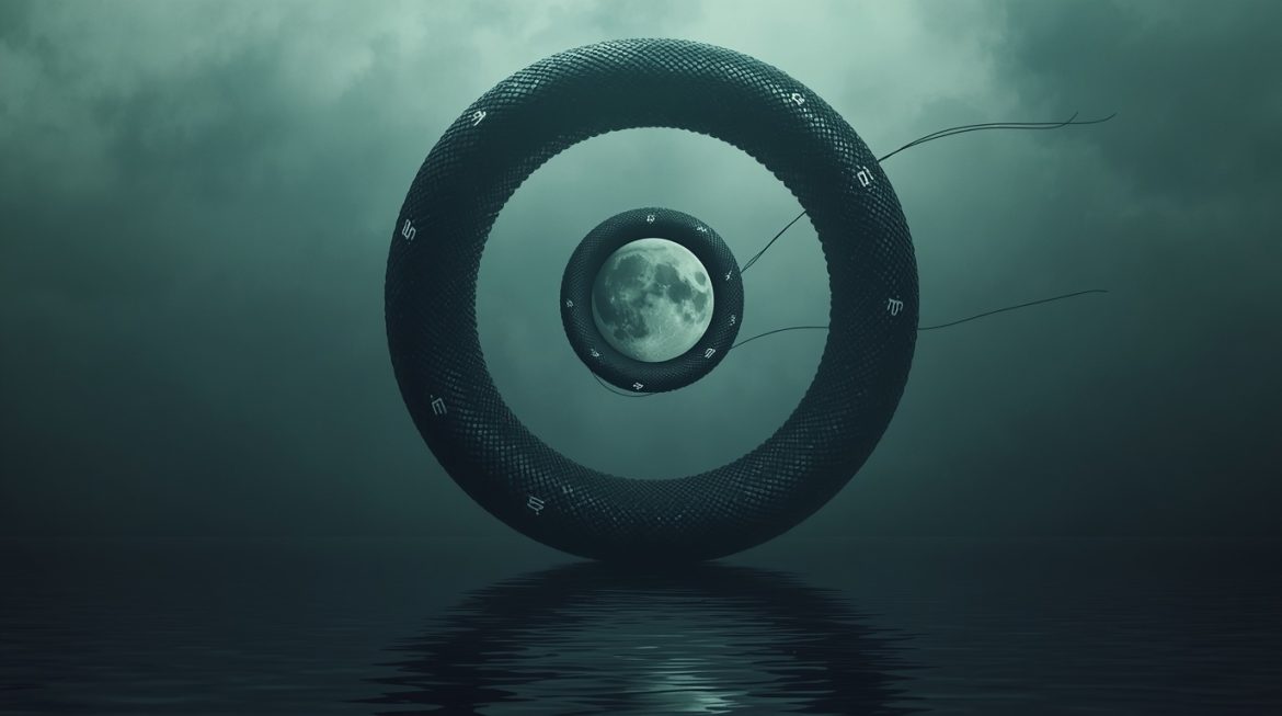 Женщина у лунного озера в период антардаши Луны Раху — ведическая астрология эзотерика