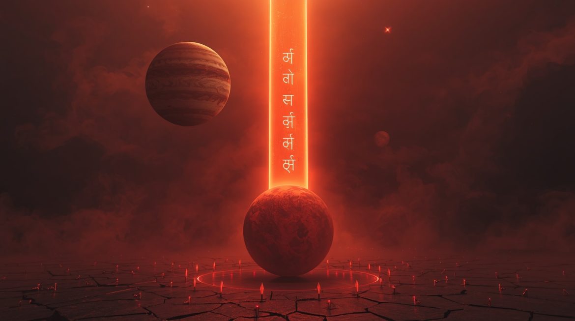 Антардаша Марса в Маха-даше Юпитера — ведическая астрология и джйотиш, символы Марса и Юпитера, янтра