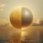 Антардаша Солнца в Маха-даше Луны — медитация мужчины на рассвете между лунным и солнечным светом