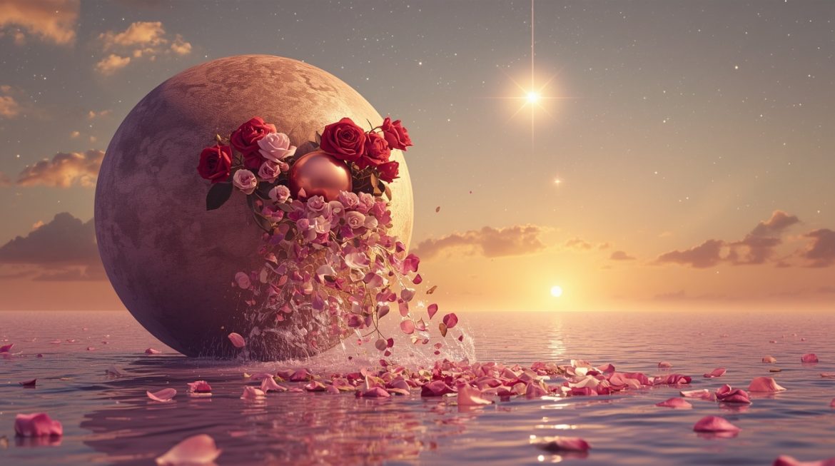 антардаша Венеры в Маха-даше Юпитера — медитирующая женщина в сиянии планет Юпитер и Венера, ведическая астрология Джйотиш