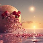 антардаша Венеры в Маха-даше Юпитера — медитирующая женщина в сиянии планет Юпитер и Венера, ведическая астрология Джйотиш