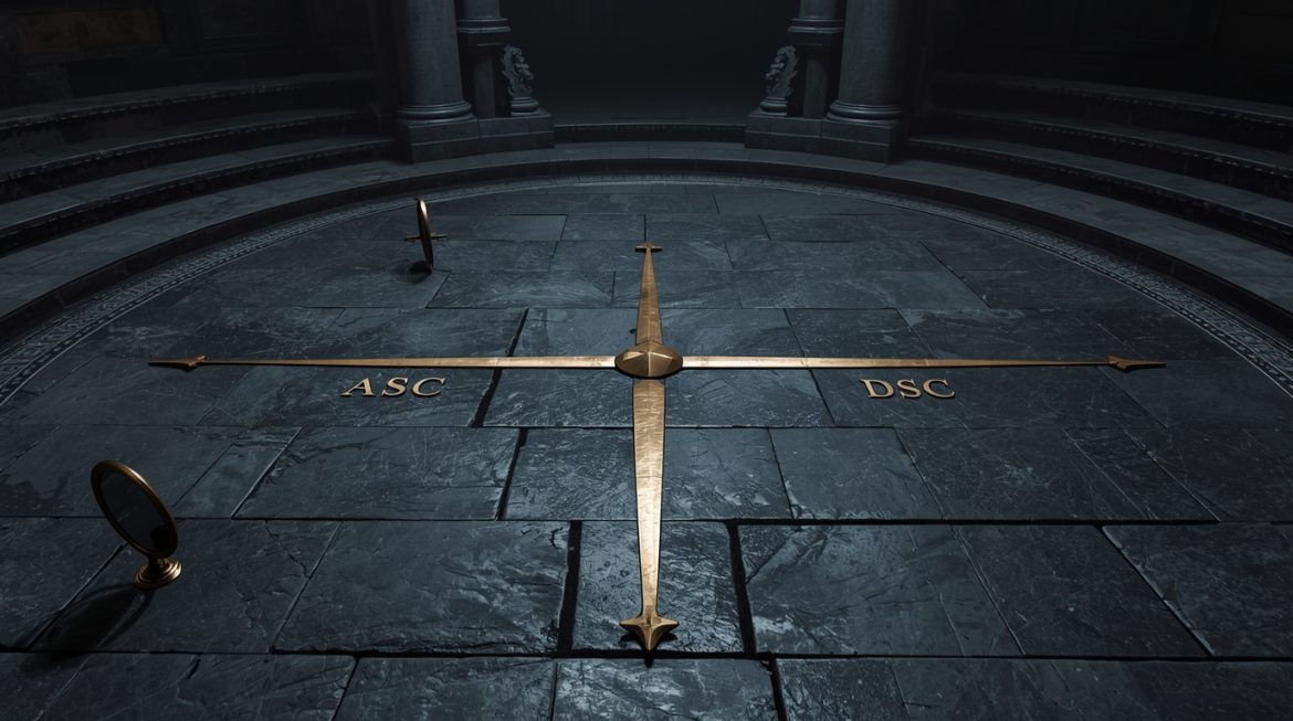 Асцендент и десцендент — ось личности в натальной карте астрологии