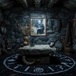 Ведьмовской ритуал на холме в ночи — британская традиция ведовства Роберта Кокрейна