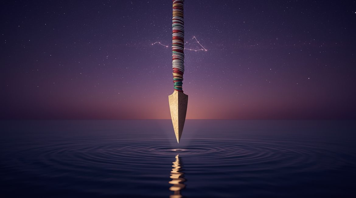 Мастер-творец полирует жемчужину в мастерской — символ накшатры Читра в ведической астрологии