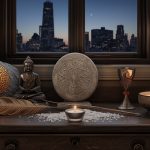 Одинокая практикующая ведьма в лесу ночью — эклектическая викка ритуал природа