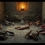 Богиня Исида с семью скорпионами в болотах дельты Нила — магическая защита и священный эскорт