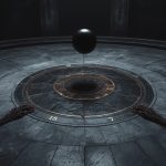 Лилит в синастрии — таинственная женская фигура под звёздным небом с астрологическими символами