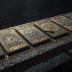 натальная карта расшифровка — женщина изучает астрологическую карту рождения при свечах