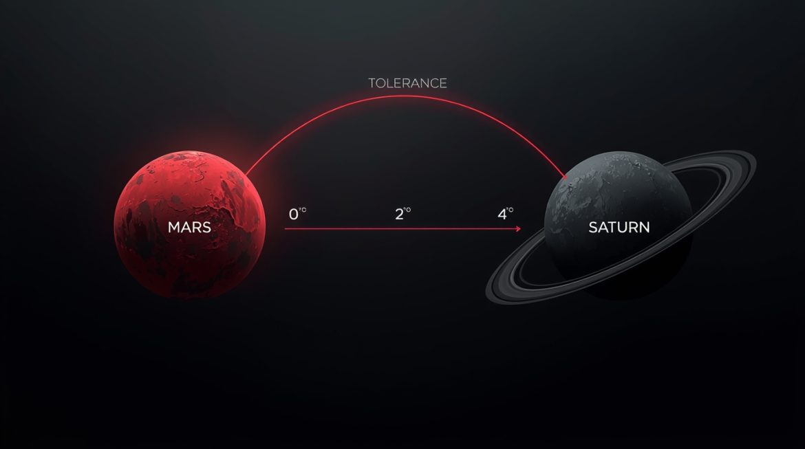 орбисы аспектов в натальной карте — геометрия планетарных соединений