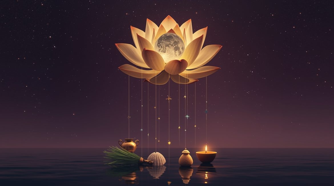 накшатра Пушья — лотос и звёздное небо в ведической астрологии