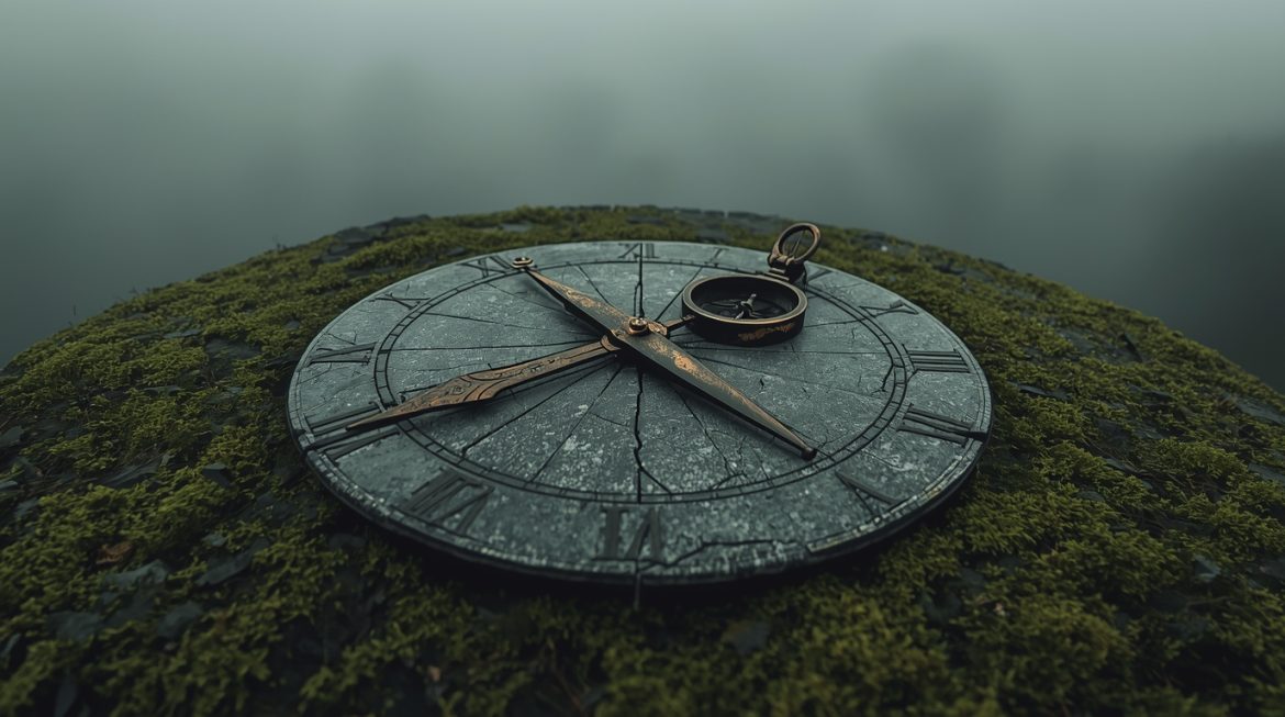 Астролог изучает натальную карту при свечах для ректификации времени рождения