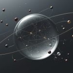 транзиты планет — астрологическая карта с зодиакальным кругом и орбитами планет