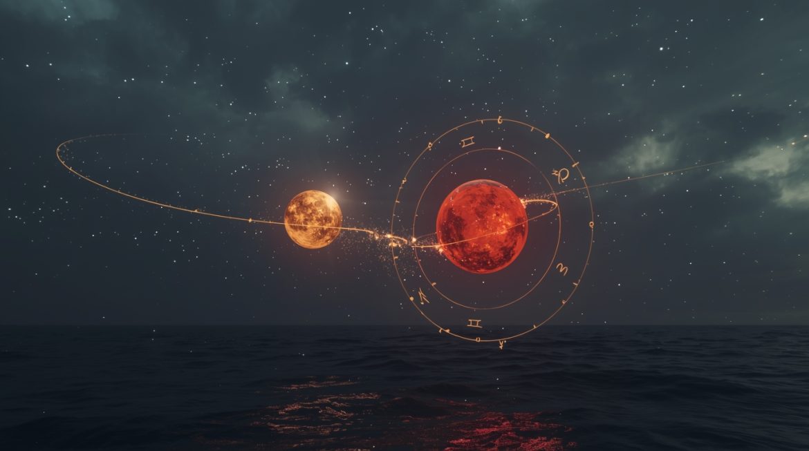 Венера и Марс в синастрии — астрология любви и страсти, две планеты в космосе