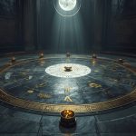 Восходящий знак зодиака — асцендент в натальной карте на фоне рассветного зодиакального колеса