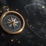 Женщина изучает солярный гороскоп и выбирает место для встречи дня рождения по астрологической карте